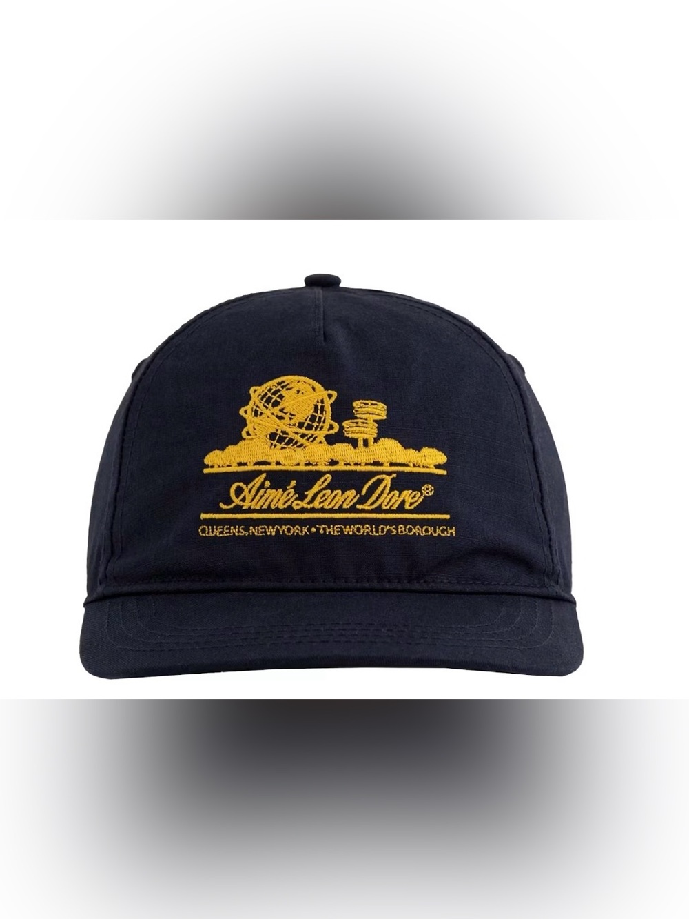 Aime Leon Dore navy and gold embroidered logo cap